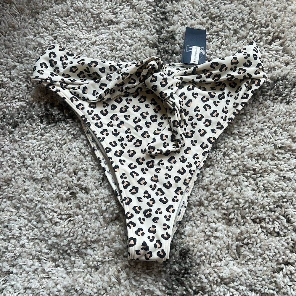 NWT! Women’s Abercrombie High Leg Cheeky Bikini Bottoms